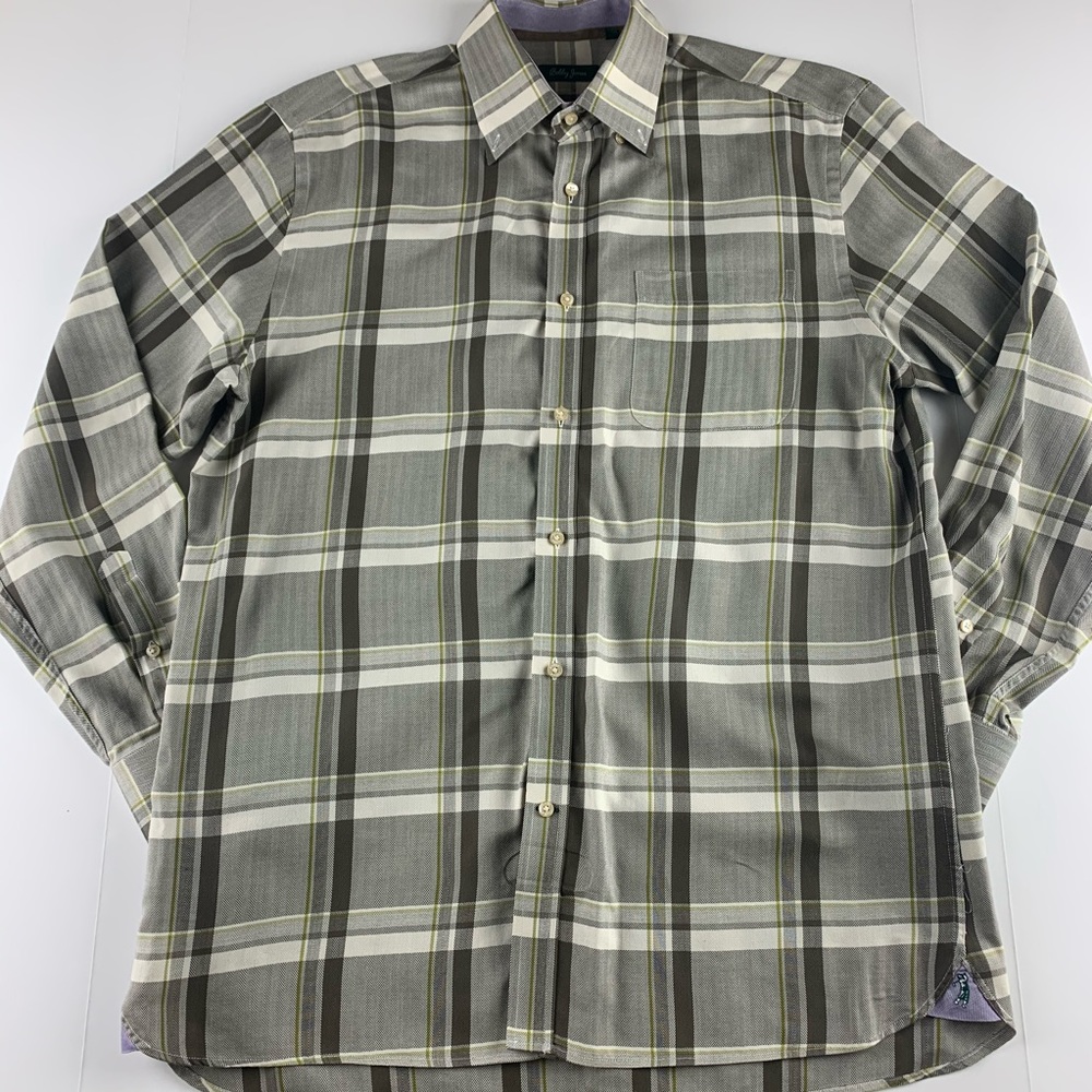 Bobby Jones Long Sleeve Plaid Button Down Shirt